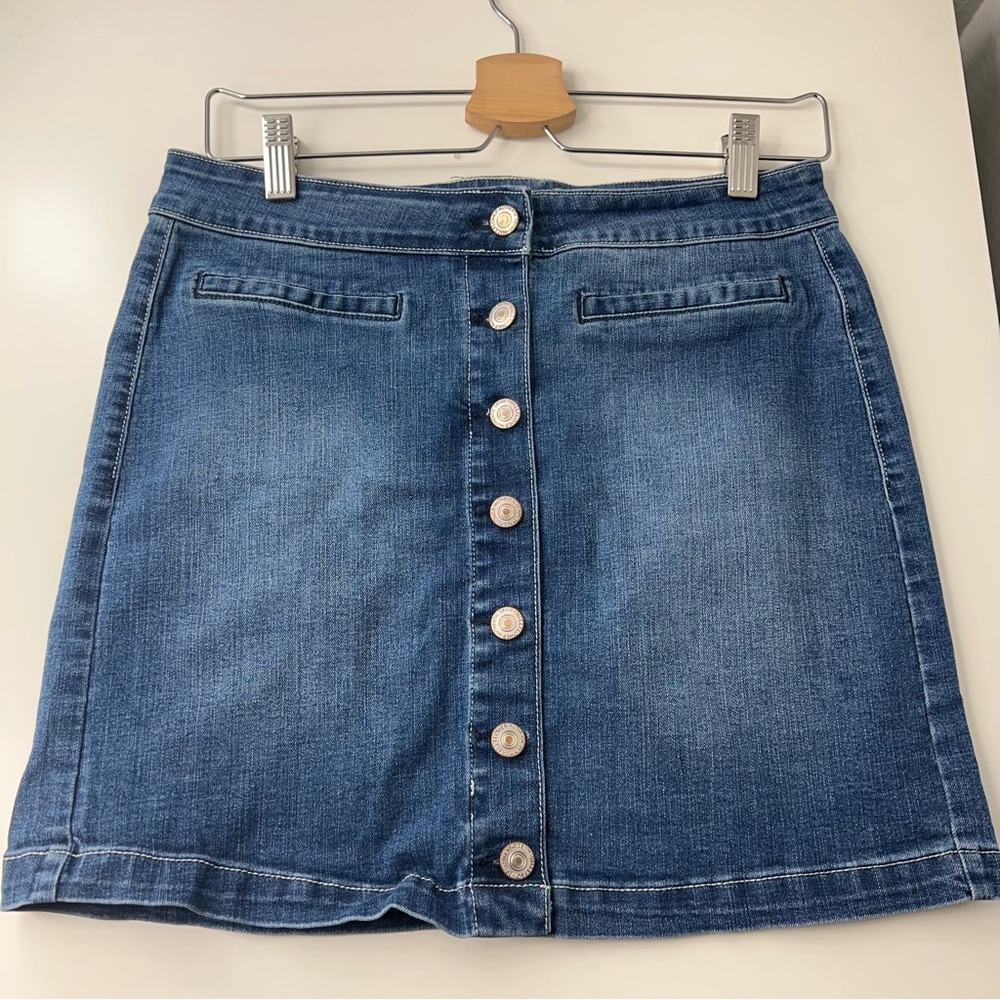 Wallflower, Blue Mini A-line Skirt, Size 5